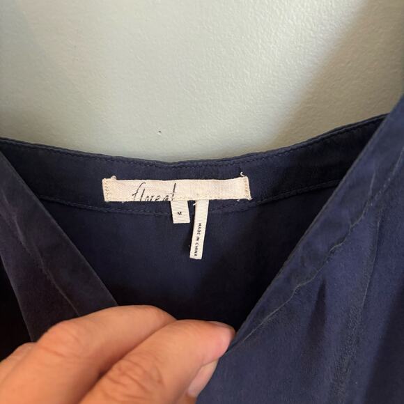 Floreat Anthro Silk Adjustable Strap Tank Top Blouse - Picture 6 of 7